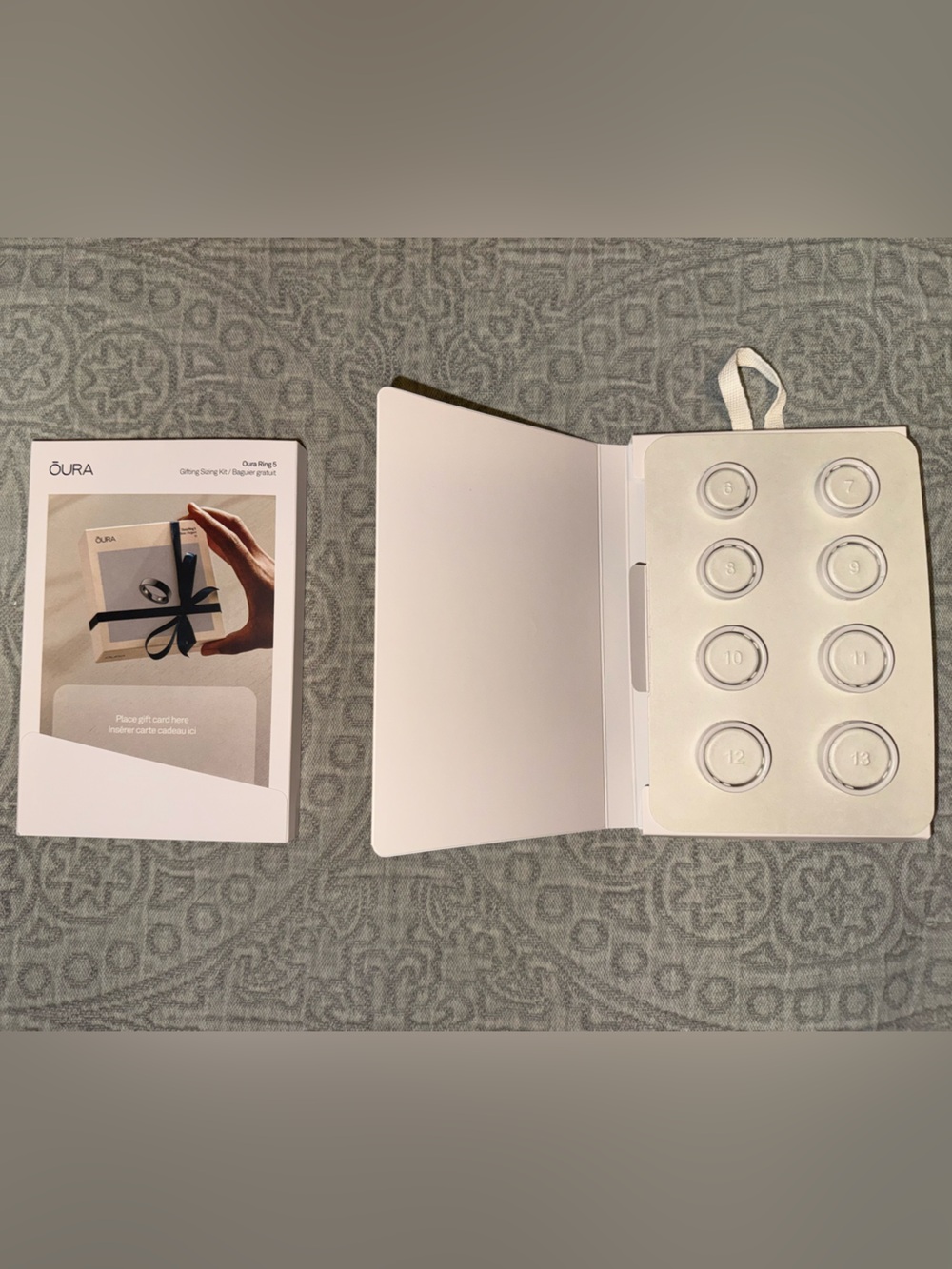 Oura Ring 5 Sizing Kit - White Sample Set